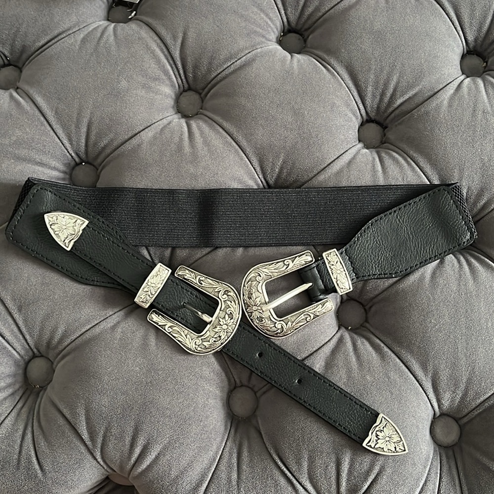 Western Festival Boho Stretch Belt - Picture 3 of 6